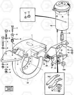 86797 Universaljoint brake A25 VOLVO BM VOLVO BM A25, Volvo Construction Equipment