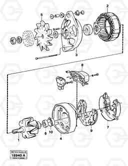 13039 Alternator L50 L50 S/N -6400/-60300 USA, Volvo Construction Equipment