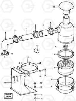 16139 Oil-bath filter 90840 L70 L70 S/N -7400/ -60500 USA, Volvo Construction Equipment