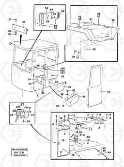 27573 Cab body L30 L30, Volvo Construction Equipment