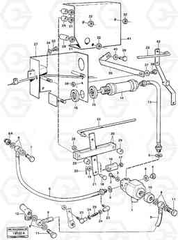 40653 Speed control. L70 L70 S/N -7400/ -60500 USA, Volvo Construction Equipment