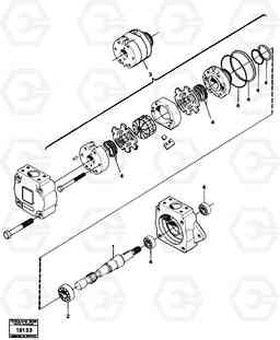 10165 Hydraulic pump L70 L70 S/N -7400/ -60500 USA, Volvo Construction Equipment