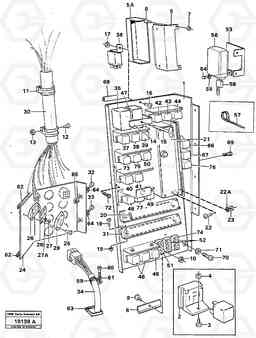 79786 Electrical distribution box L70 L70 S/N -7400/ -60500 USA, Volvo Construction Equipment