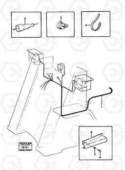 16348 Electric system front L30 L30, Volvo Construction Equipment