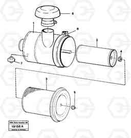 25772 Air filter L30 L30, Volvo Construction Equipment