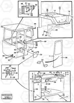 52853 Cab body L70 L70 S/N -7400/ -60500 USA, Volvo Construction Equipment