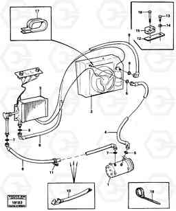 21218 Air conditioning. L70 L70 S/N -7400/ -60500 USA, Volvo Construction Equipment