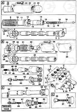 97741 Control valve L70 L70 S/N -7400/ -60500 USA, Volvo Construction Equipment