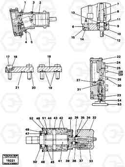 15835 Hydraulic pump L70 L70 S/N -7400/ -60500 USA, Volvo Construction Equipment