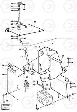 15838 Control, 5:th, 6:th function. L70 L70 S/N -7400/ -60500 USA, Volvo Construction Equipment