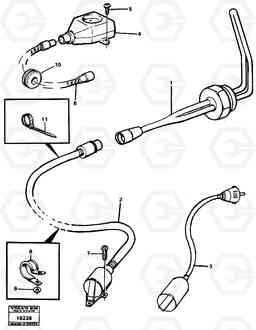 99821 Engine heater. L70 L70 S/N -7400/ -60500 USA, Volvo Construction Equipment