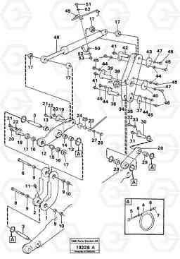 39964 Links with fitting parts L70 L70 S/N -7400/ -60500 USA, Volvo Construction Equipment