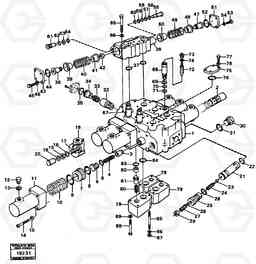 31562 Control valve. L160 VOLVO BM L160, Volvo Construction Equipment