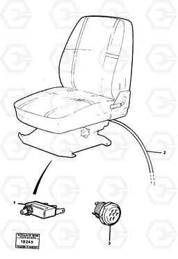 21004 Signal for parking brake 91130 L30 L30, Volvo Construction Equipment