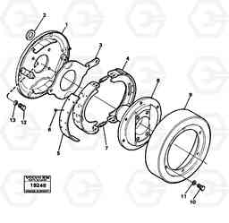 4974 Brake, Ser No - 70288 6-speed gear transmission L30 L30, Volvo Construction Equipment