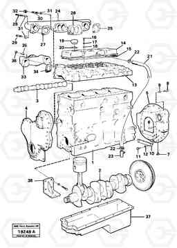 72054 Engine with fitting parts L30 L30, Volvo Construction Equipment