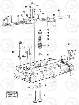 15985 Cylinder head L30 L30, Volvo Construction Equipment