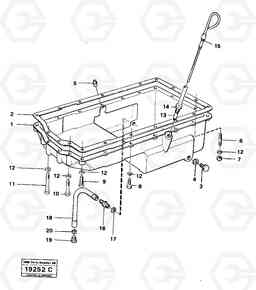 25767 Oil sump L30 L30, Volvo Construction Equipment
