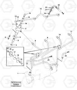 4373 Fuel lines, injectors L30 L30, Volvo Construction Equipment