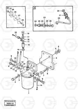 36018 Fuel filter with fitting parts L30 L30, Volvo Construction Equipment