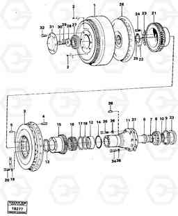 15877 Torque converter L120 Volvo BM L120, Volvo Construction Equipment