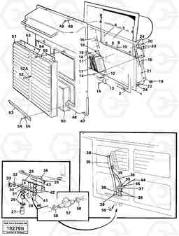 85596 Radiator with fitting parts L120 Volvo BM L120, Volvo Construction Equipment