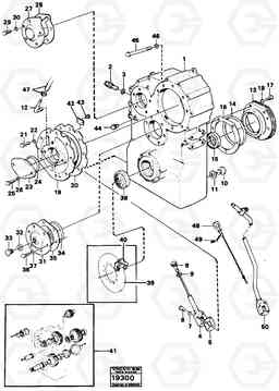 50302 Dropbox housing and cover L90 L90, Volvo Construction Equipment