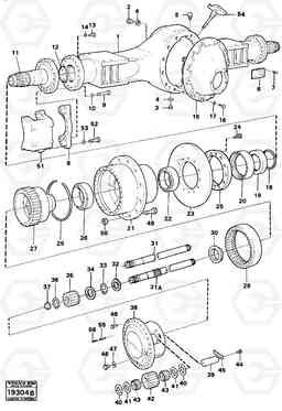 101914 Planetary axle. L90 L90, Volvo Construction Equipment