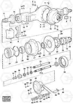 101915 Planetary axle. L90 L90, Volvo Construction Equipment