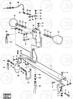 2767 Relief valve with fitting parts. L90 L90, Volvo Construction Equipment