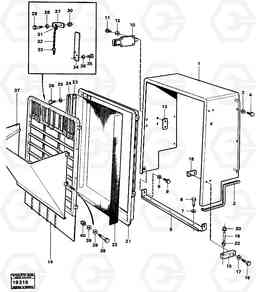 12640 Radiator shell. L90 L90, Volvo Construction Equipment