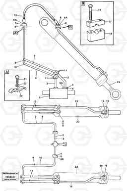 91987 Tilting system L120 Volvo BM L120, Volvo Construction Equipment