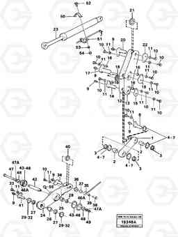 39937 Links with fitting parts L120 Volvo BM L120, Volvo Construction Equipment