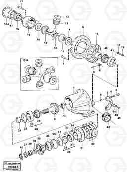 17932 Final drive, front L120 Volvo BM L120, Volvo Construction Equipment