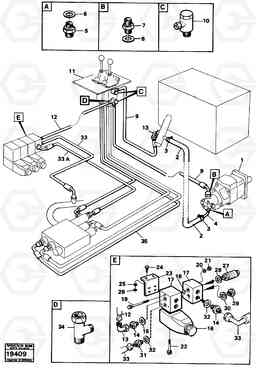 99606 Servo System: feed lines. L90 L90, Volvo Construction Equipment