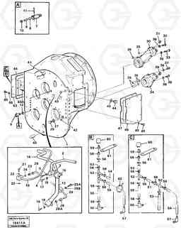 99226 Converter housing with assembly parts L120 Volvo BM L120, Volvo Construction Equipment