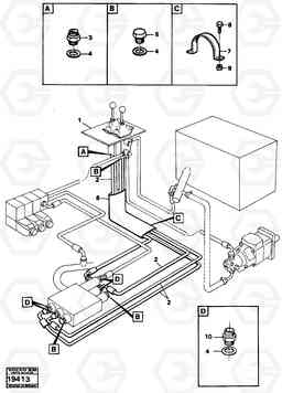 19257 Control lines. L90 L90, Volvo Construction Equipment