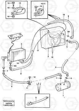 23363 Air conditioning L120 Volvo BM L120, Volvo Construction Equipment