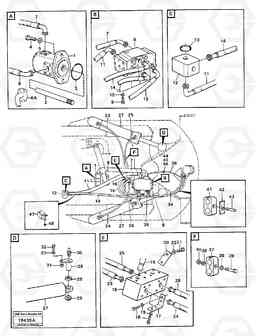 4060 Steering system: components and hoses. L160 VOLVO BM L160, Volvo Construction Equipment