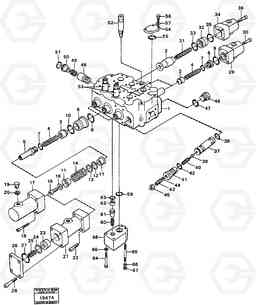 31564 Control valve. L160 VOLVO BM L160, Volvo Construction Equipment