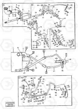 95410 Hydraulic system: feed lines. L160 VOLVO BM L160, Volvo Construction Equipment
