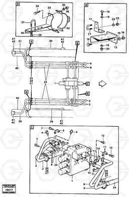 92775 Lifting hydraulic. L160 VOLVO BM L160, Volvo Construction Equipment