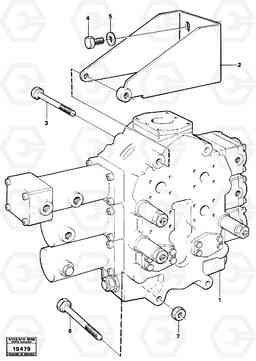 39946 Anchorage to control valve L160 VOLVO BM L160, Volvo Construction Equipment