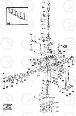 88667 Injection pump. L160 VOLVO BM L160, Volvo Construction Equipment