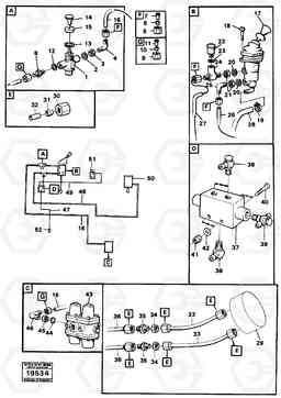 84864 Feed lines A25 VOLVO BM VOLVO BM A25, Volvo Construction Equipment