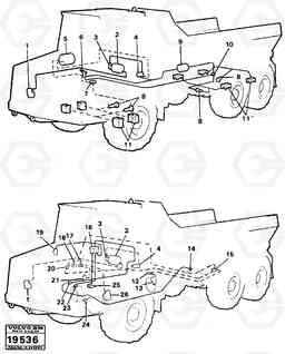 24489 Pneumatic system A25 VOLVO BM VOLVO BM A25, Volvo Construction Equipment