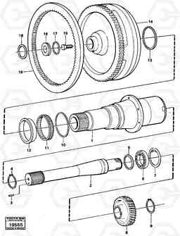 96254 Torque converter L50 L50 S/N -6400/-60300 USA, Volvo Construction Equipment