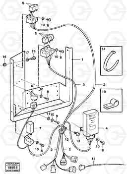 1272 Distribution box, left A25 VOLVO BM VOLVO BM A25, Volvo Construction Equipment