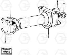 24285 Propeller shaft L50 L50 S/N -6400/-60300 USA, Volvo Construction Equipment