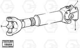24287 Propeller shaft L50 L50 S/N -6400/-60300 USA, Volvo Construction Equipment
